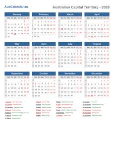 Calendar 2028