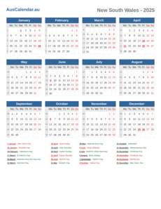 Calendar 2025