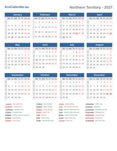 Calendar 2027