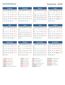 Calendar 2025