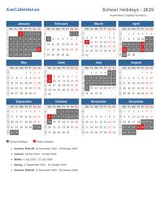 School Holidays 2025