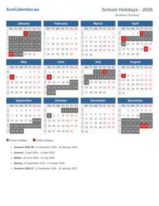 School Holidays 2026