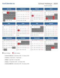 School Holidays 2025