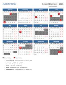School Holidays 2026