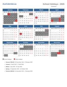 School Holidays 2025