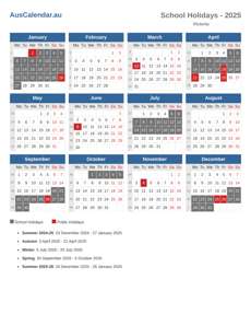 School Holidays 2025
