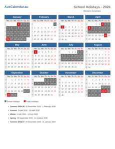 School Holidays 2026