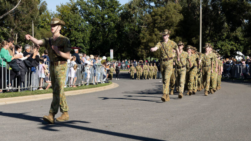 ANZAC day parade